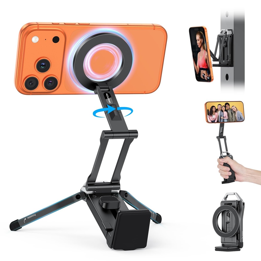 Green Lion Palermo Gimbal Tripod Stand with Remote Control - White GNPALXV4GMLWH