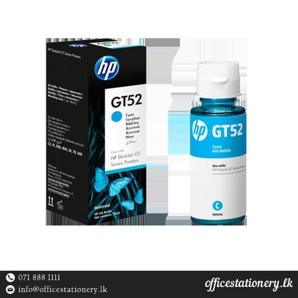 HP GT52 Cyan Ink