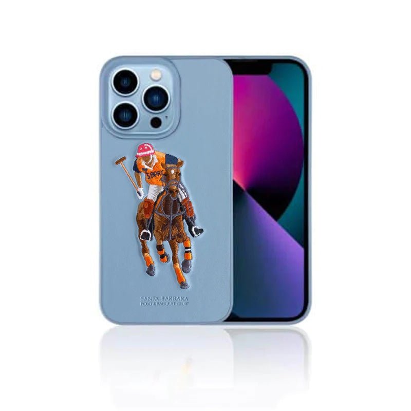 IPHONE 13 US POLO CASE BLUE