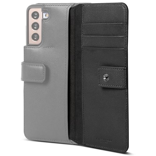 RINGKE GALAXY S21 ULTRA FOLIO SIGNATURE OPTION WALLET BLACK