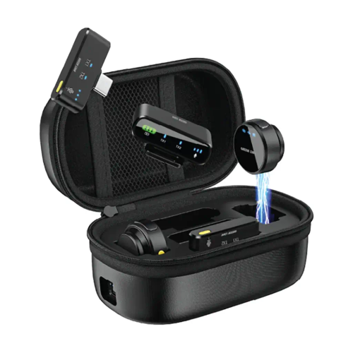 Green Lion GM-85X 3 In 1 Wireless Microphone - Black GNGM85XMICBK