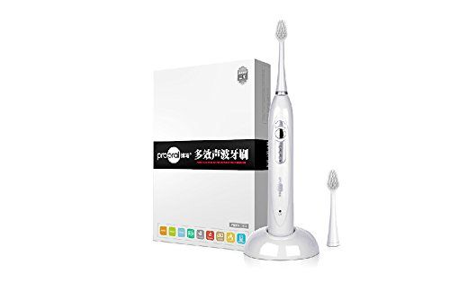 Porodo Lifestyle 1000mAh IPX7 Electric Toothbrush with Manual Mode 110ml Water Tank Type-C - White PD-LFST139-WH