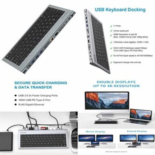 QGEEM-USB-C KEYBOARD DOCKING