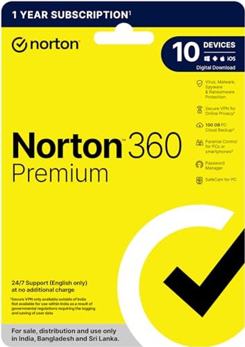 NORTON 360 SECURITY 10 USERS