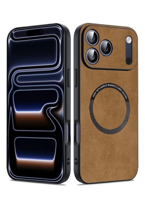 Levelo Polaris PU Leather Case For iPhone 17 Pro Max - Black LVLPLRS17PMBK