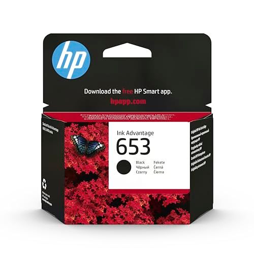 HP 653 Black Original Ink Advantage Cart