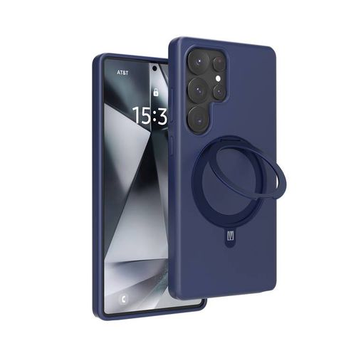 Levelo Iris Pro Magsafe Liquid Silicone Case For Samsung S25 Ultra - Blue LVL-IRISP-25U-BL