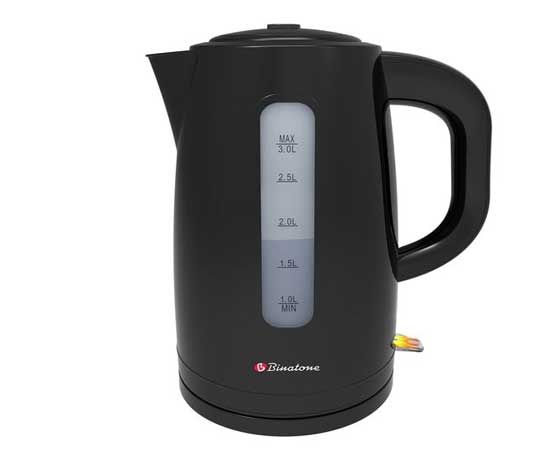 BINATONE WATER KETTLE CEJ-3000 (BLACK)