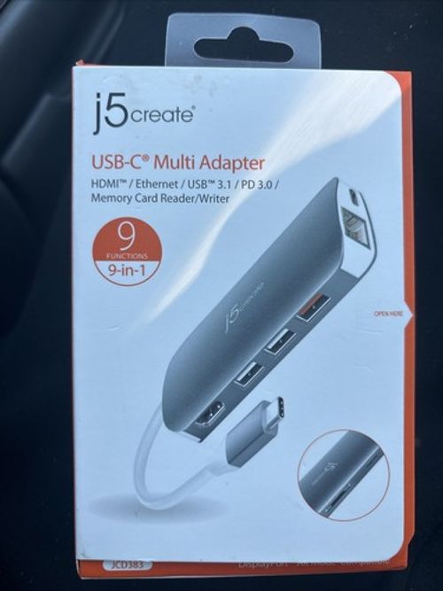 J5CREATE JCD384 USB-C MULTI ADAPTER