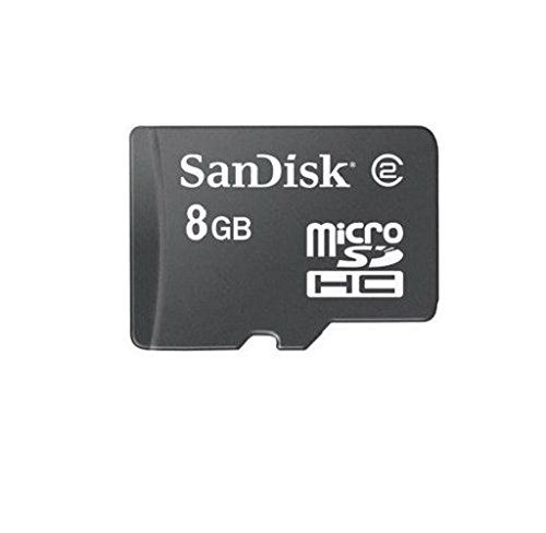 SANDISK MICROSDHC CARD 8GB WITH ADAPTER
