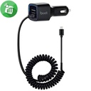 BUDI CAR CHARGER INCLUDE LIGHTNING CONNECTOR M8J186L