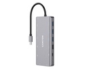 CANYON USB-C HUB DS-12 13IN1 4K DRK GREY