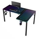 Green Lion RGB Gaming Desk - Black GNRGBGDESKBK