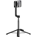 PORODO MAGNETIC SELFIE STICK 64.5CM EXTENDABLE WITH 3 LEG TRIPOD AND REMOTE CONTROL - BLACK PDMGS64BK